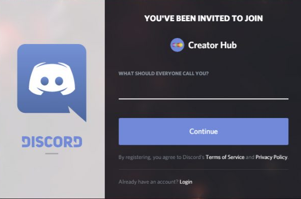 Disposable identity in Discord